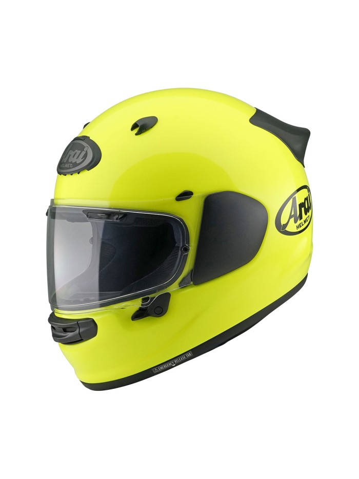 CASCO ARAI QUANTIC FLUOR YELLOW TALLA S